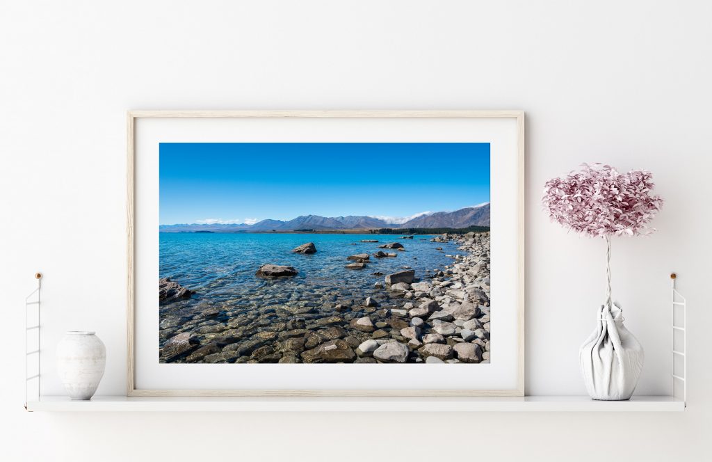Lake Tekapo Bay, New Zealand Canvas Prints Poster Prints Travel